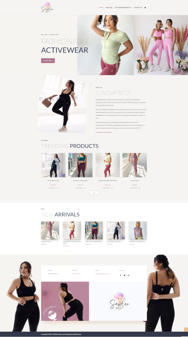 Fashionable Activewear